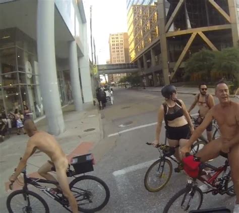 Public Wnbr Boner Naked Bike Ride Same ThisVid