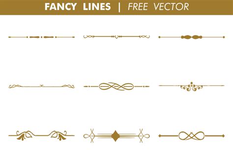 Decorative Fancy Lines Vector 96147 Vector Art at Vecteezy