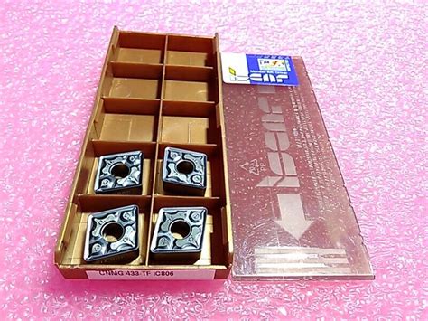 4 PCS ISCAR CNMG 433 TF CNMG 120412 TF Grade IC806 Carbide Turning