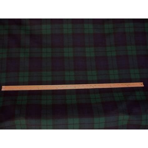 Ralph Lauren Blackwatch Wool Tartan Plaid Upholstery Fabric Chairish