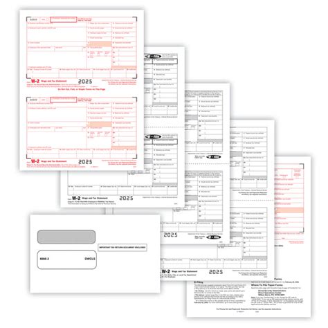W 2 Set 6 Part With Envelopes W