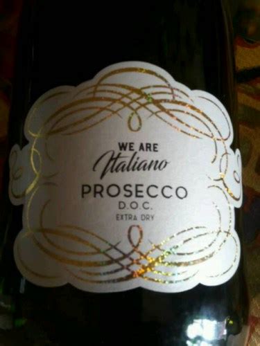 Lidl We Are Italiano Prosecco Extra Dry Vivino US