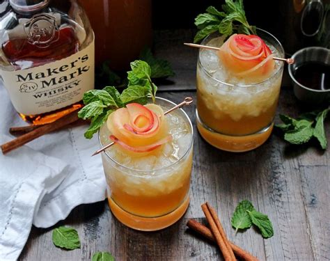 Gone With The Whiskey Apple Cider Whiskey Smash Recipe Apple Cider