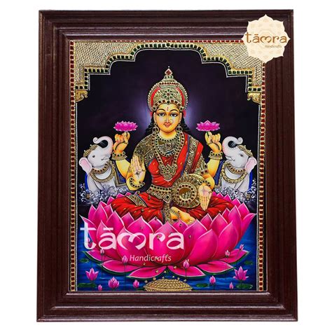 Buy Lakshmi Tanjore Painting From Tamra Handicrafts Bangalore