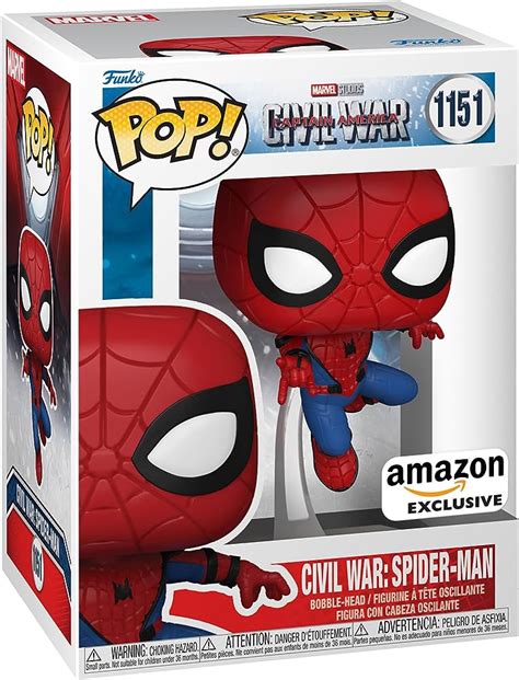 Funko Pop Marvel Captain America Civil War Build A Scene Spider