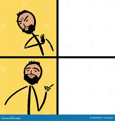 Reaction Meme Comic Template Stock Vector Illustration Of Cartoon