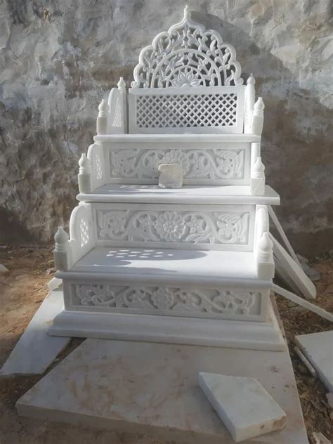 White Carved Marble Masjid Mimber At Rs Piece In Makrana Id