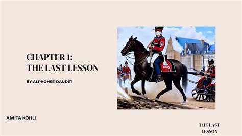 The Last Lesson By Alphonse Daudet Youtube