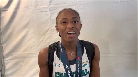 Melissa Jefferson After Winning 2022 Us 100m Title Youtube