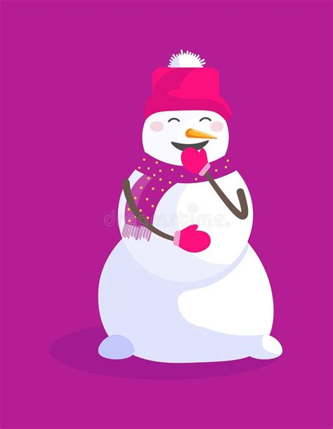 Laughing Snowman Stock Illustration Illustration Of Cute 5949943