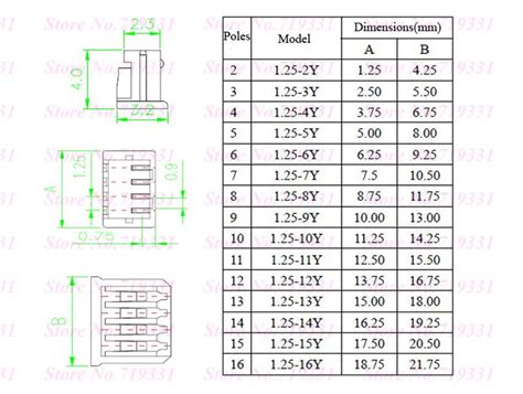 Jst Connector Sizes At Dean Pridham Blog