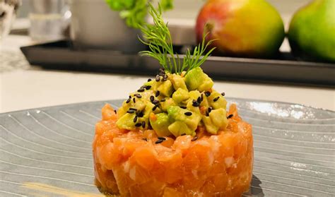 Tartare Di Salmone E Avocado Japanese Style Cucina Con Albert