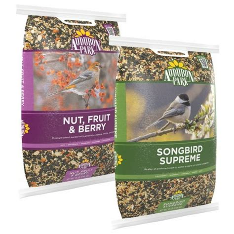 Audubon Park Wild Bird Seed, Songbird Extreme Wild Bird Food and Nut