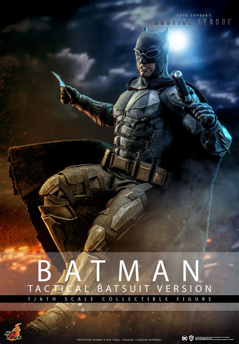 Hot Toys查克史奈德之正義聯盟蝙蝠俠 戰術蝙蝠裝版本 Batman Tactical Batsuit Version 1 6 比例收藏級人偶