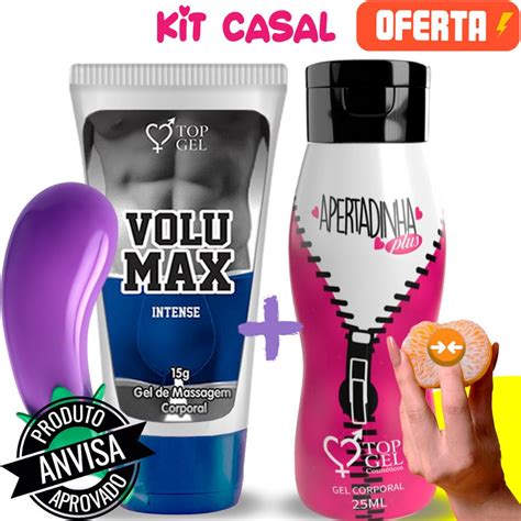 Kit Sex Shop Apertadinha Volum X Sexy Shop Produtos Gel Lubrificante Sexual Super Er Ticos Mais