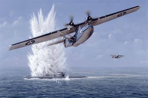 Pby Catalina Airplane Print The Cat Seaplane Aviation Art