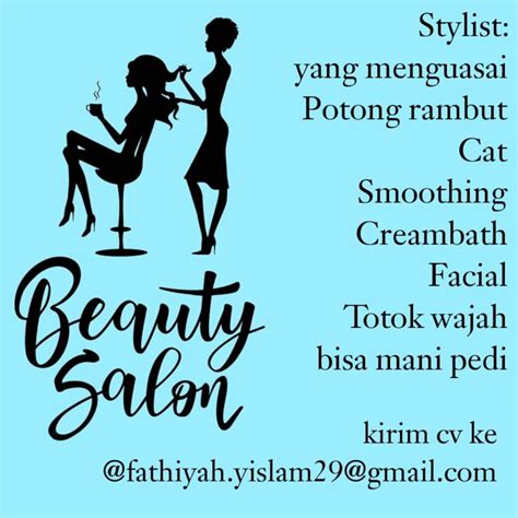 Lowongan Kerja Stylist Di Eisha Salon Jakartakerja