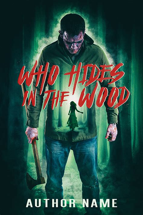 Who Hides in the Wood - Premade Book Covers Market
