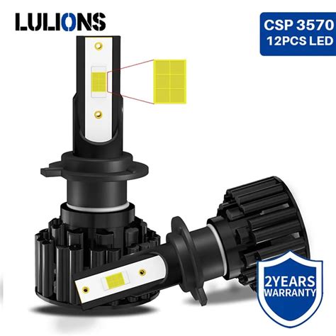 Pcs Lm Car Lights H H Headlight K K Led Headlight Bulb