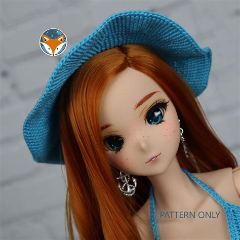 Pattern For Smart Doll Crochet String Bikini Sunhat Bonus Totebag Etsy