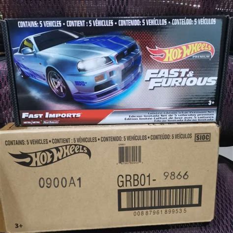 Promo Hot Wheels Fast Imports Isi 5 Fast And Furious R34 R32 Silvia Monalisa Diskon 23 Di