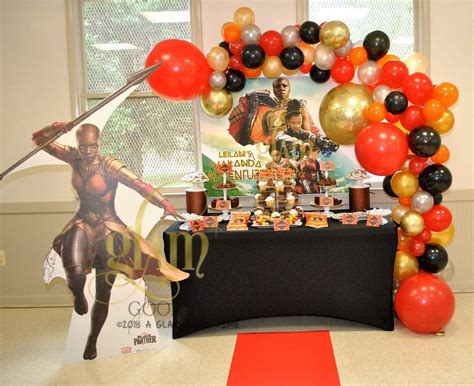 Wakanda Black Panther Birthday Party Ideas Photo 1 Of 12 Catch My Party