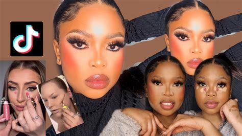 A Black Girl Testing Viral Tik Tok Makeup Hacks Do They Really