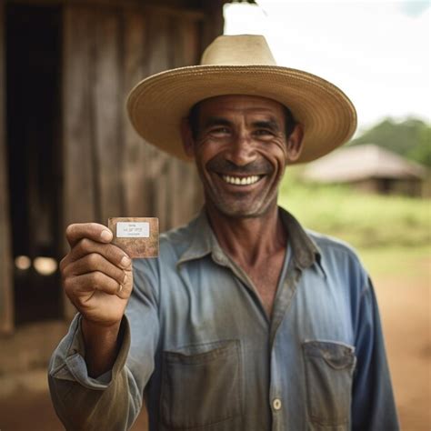 Premium AI Image A Man Is Holding A Piece Of Paper That Says Quot The