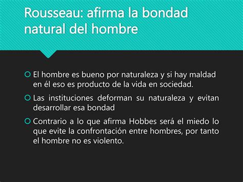 EL HOMBRE ES BUENO O MALO POR NATURALEZA PPT