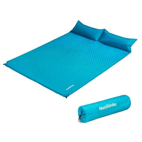 Colchoneta Inflable Doble Con Almohada Naturehike Argentina