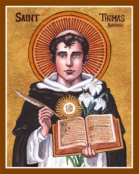 Saint And Prayer Notebook St Thomas Aquinas Feast Day January 28