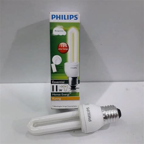 Jual Lampu Philips Essential W Warm White Di Lapak Dapit Elektrik