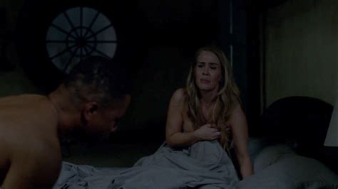 Naked Sarah Paulson In American Horror Story