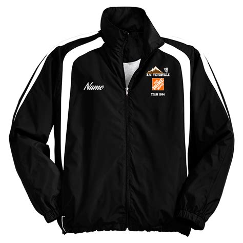 Home Depot Jackets Adult Customized Colorblock Raglan Jacket