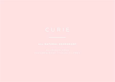 curie deodorant net worth