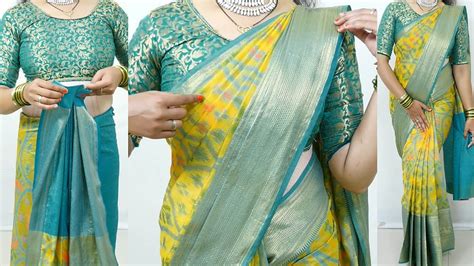 Easy Banarasi Silk Saree Draping Perfectly Guide Saree Draping