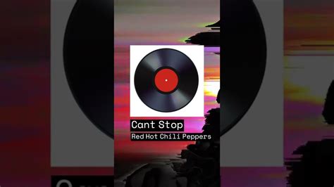 Red Hot Chili Peppers Cant Stop Youtube