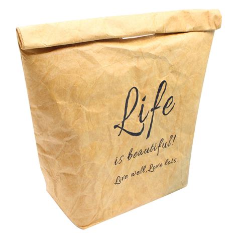 Recycle Custom Cooler Tyvek Bag DuPont Paper Lunch Bag Insulated