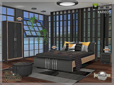 Karkos Bedroom By Jomsims From Tsr • Sims 4 Downloads