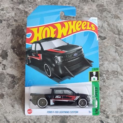 HITAM Hot Wheels Ford F Lightning Custom Black HW GREEN SPEED Shopee Philippines