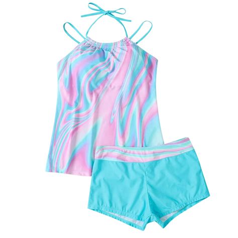 Yanhoo Tankini Swimsuit For Women Two Piece Bikini Tummy Control