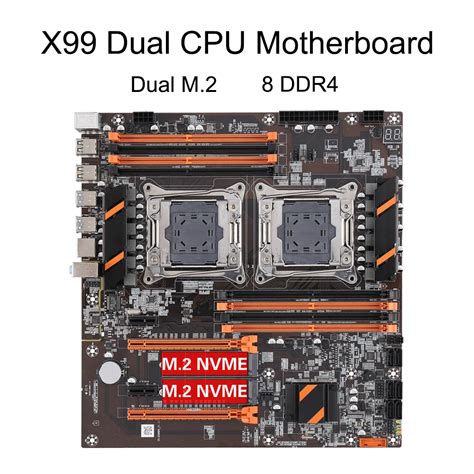 X99 Dual Cpu Motherboard Lga 2011 V3 2011 3 Xeon 8 X Ddr4 Memory Qual