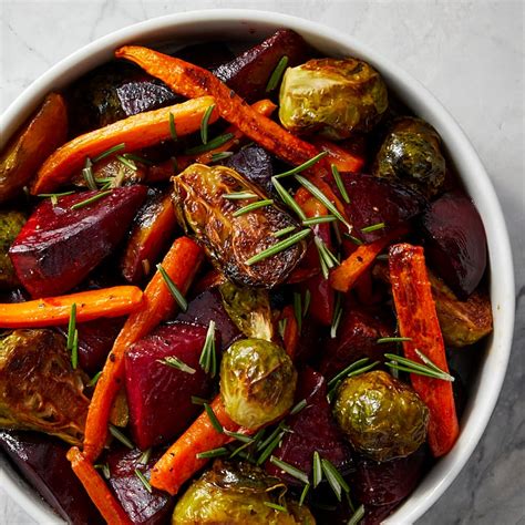 Roasted Beets Carrots And Brussels Sprouts Recipes Ww Usa