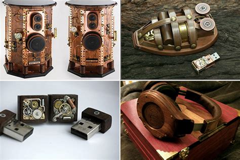 Наушники в стиле стимпанк