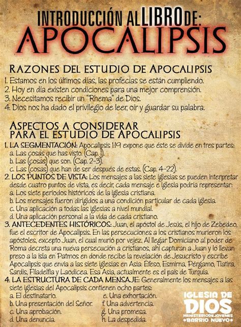 Introducci N Al Estudio Del Libro De Apocalipsis Christian Life