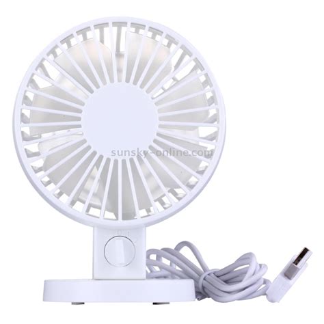 Sunsky Mini Usb Dual Layer Blades Ultra Quiet Portable Desktop Fans