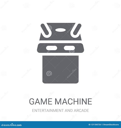 Game Machine Icon. Trendy Game Machine Logo Concept on White Background ...