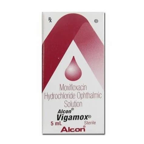Alcon Vigamox Moxifloxacin Hydrochloride Opthalmic Solution 5ml At Rs