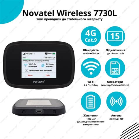 Мобильный модем 4G/3G Wi-Fi роутер Novatel Wireless 7730L – фото ...