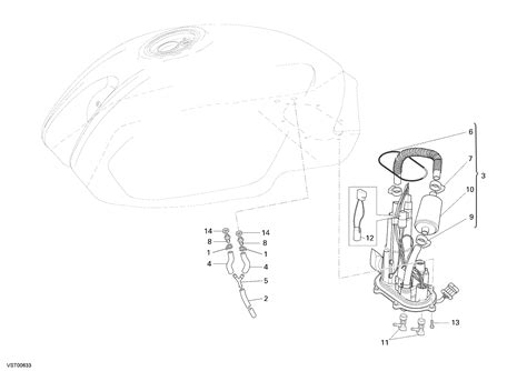 019 POMPE A CARBURANT POUR MONSTER S4R 2008 Esprit DUCATI la référence